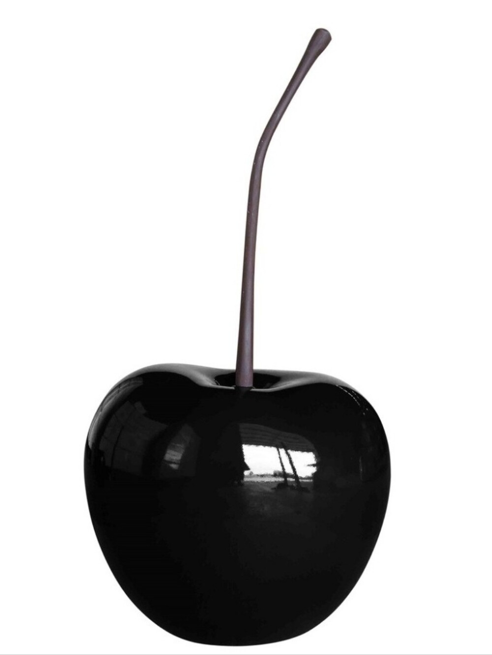 At Home Glossy Fiberstone Cherry Decorative Sculpture
